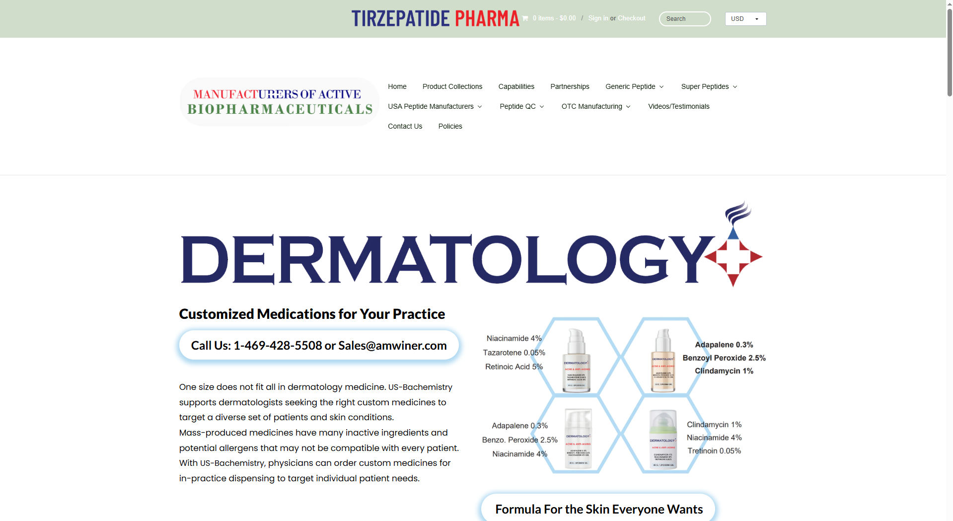 Shopify project - tirzeptide.com